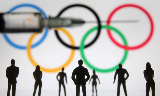 There have been calls for Olympic athletes to receive the coronavirus vaccine before the start of the delayed Tokyo Games. Photograph: Pavlo Gonchar/SOPA Images/REX/Shutterstock
