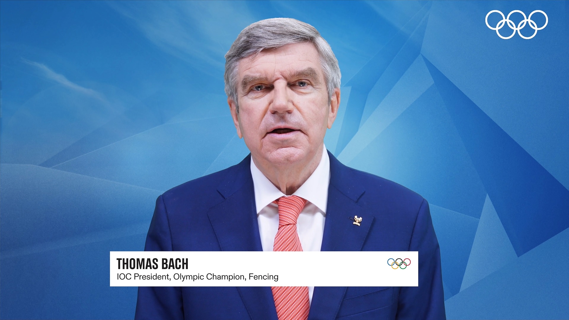 International Olympic Committee (IOC) President Thomas Bach